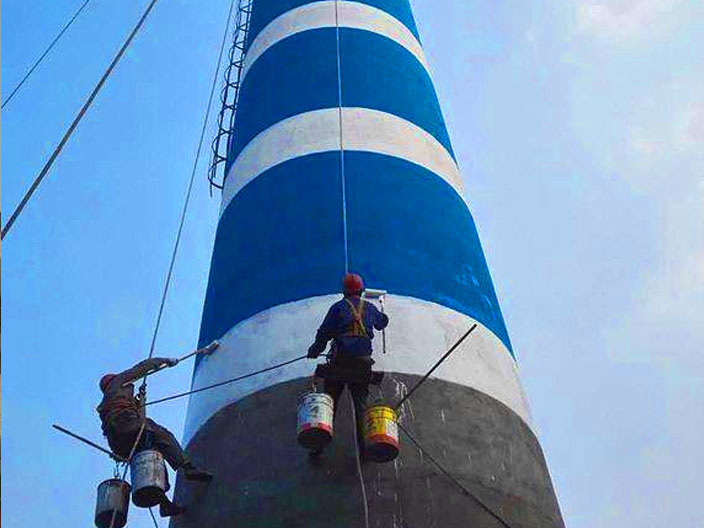 煙囪刷色環(huán)