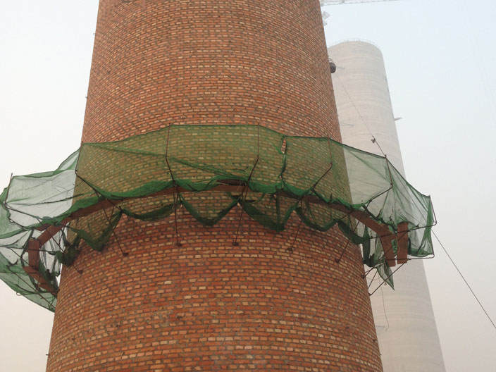 新建磚煙囪